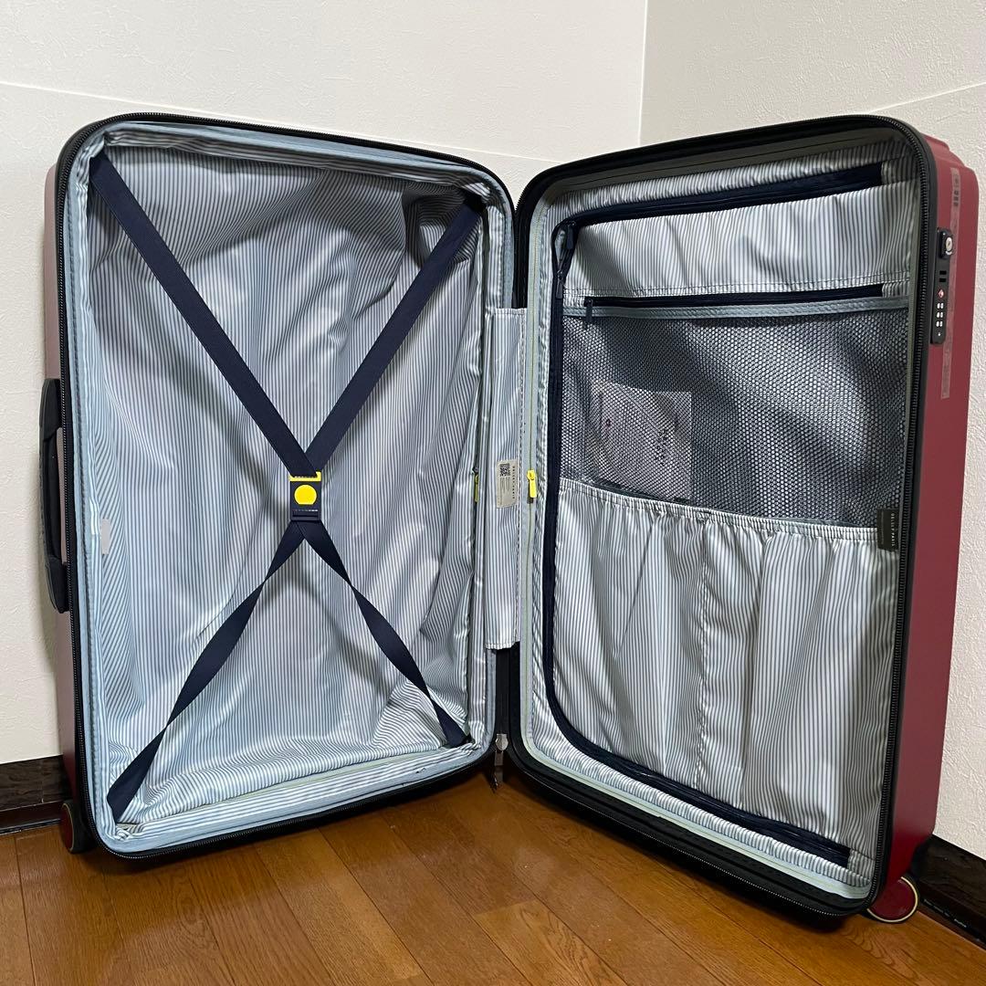 【新品未使用品】DELSEY PARIS 4輪　スーツケース　2個セット　赤