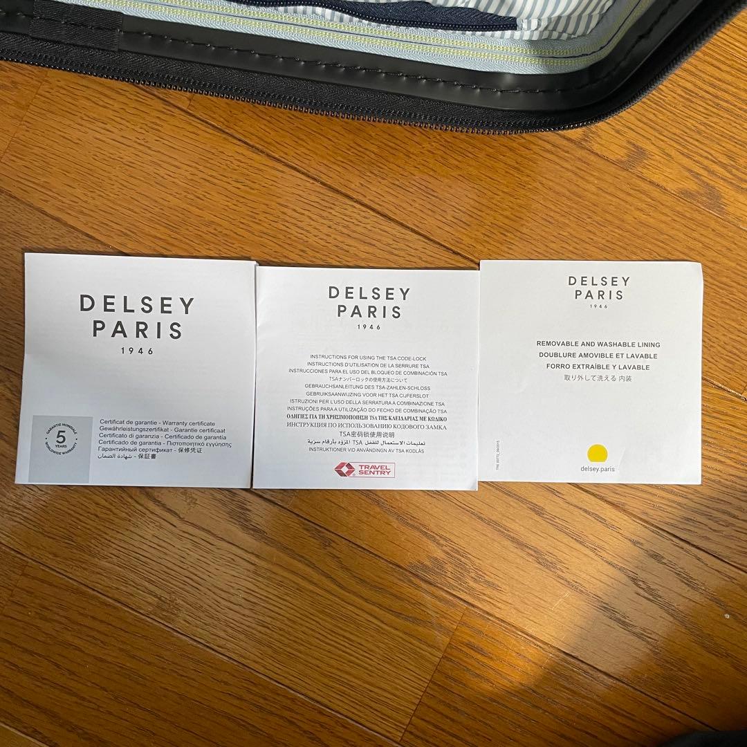 【新品未使用品】DELSEY PARIS 4輪　スーツケース　2個セット　赤