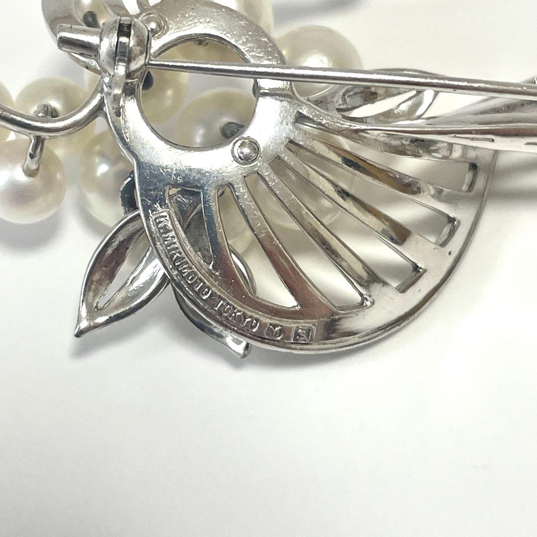 超希少✨皇室御用達 ミキモト アコヤ真珠 パール ブローチ コサージュ 箱つき