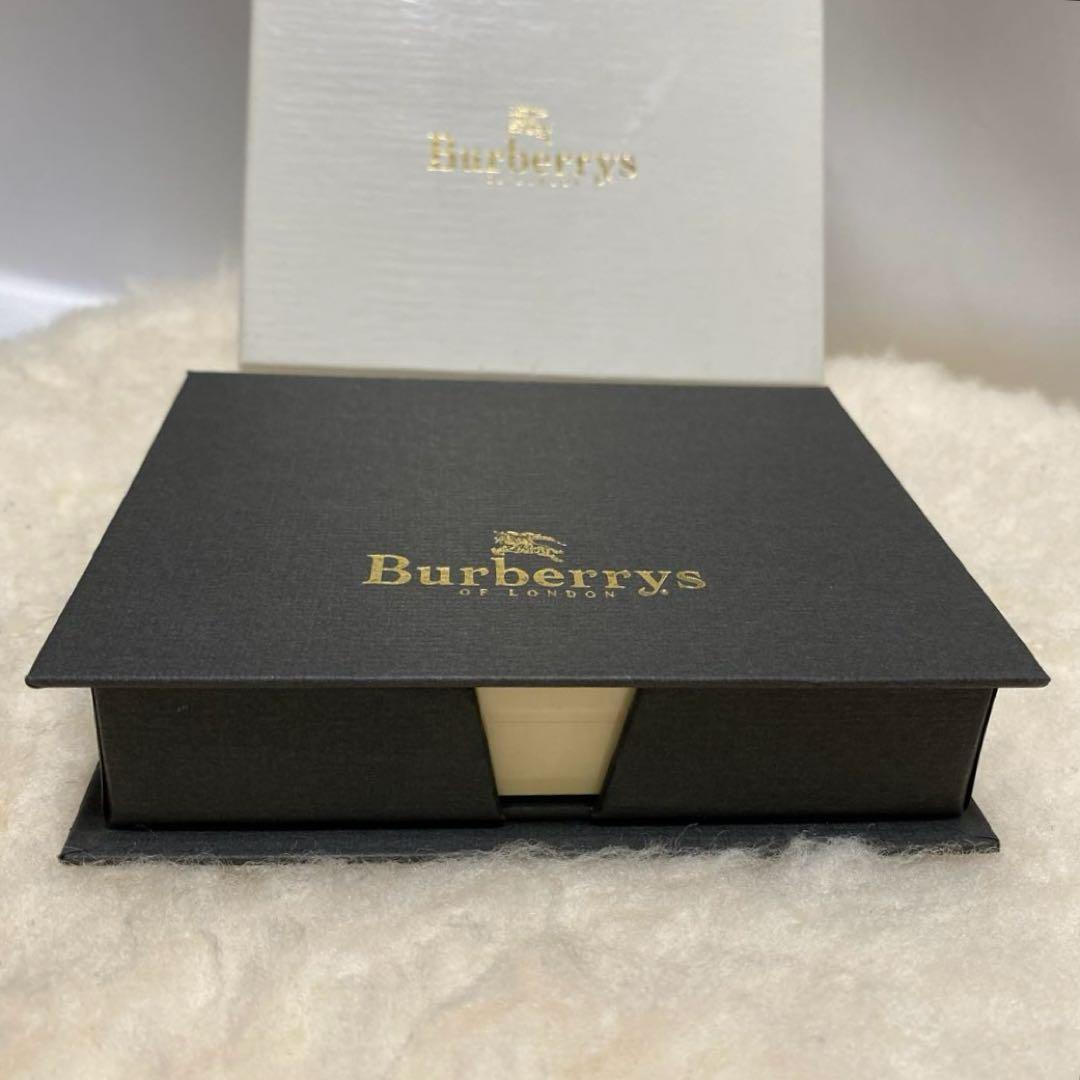 美品　バーバリー　BURBERRYS ボールペン、シャープペンセット　&メモ用紙