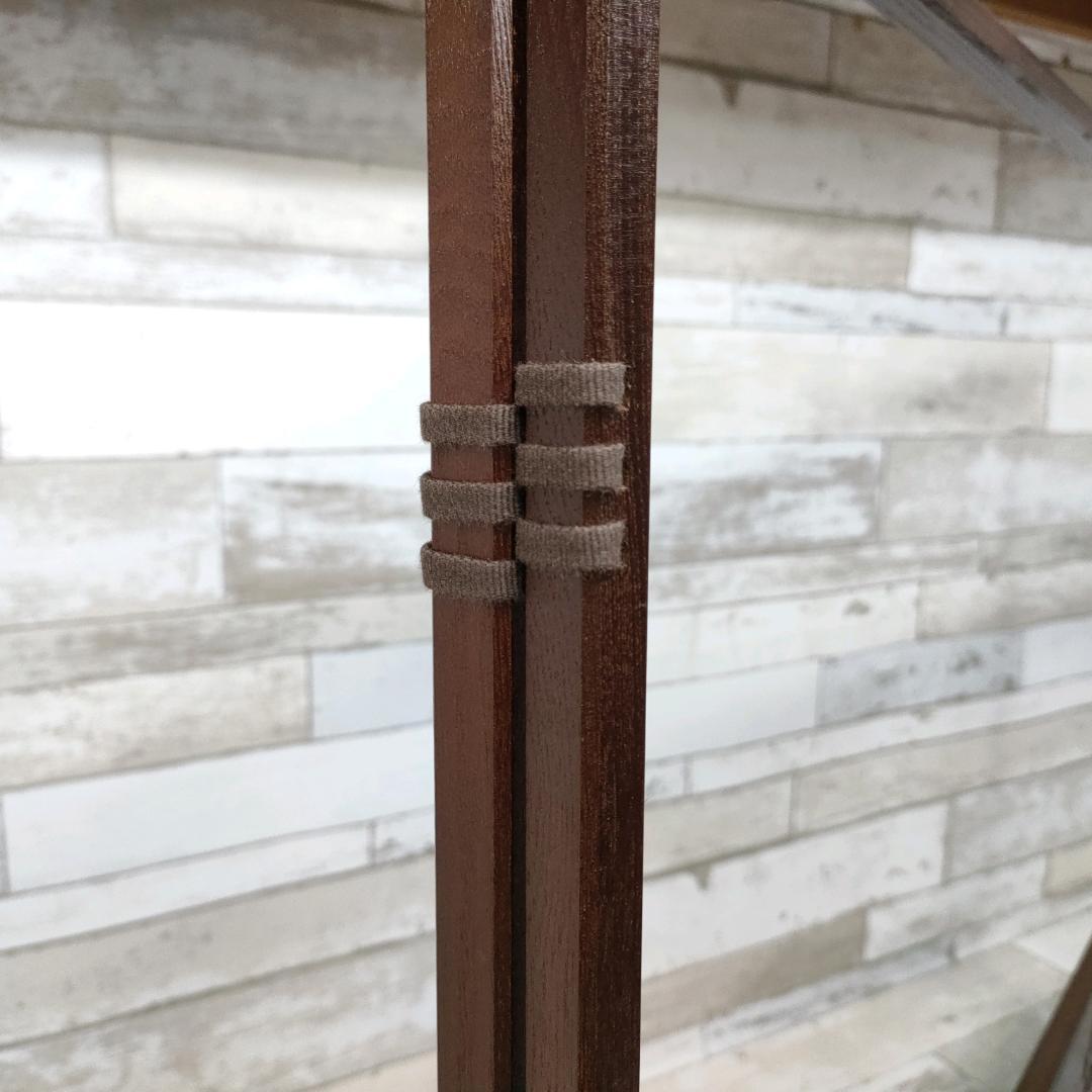 K26 茶道具 女桑 風炉先 屏風 ねじれ梅 透かし 両面 結界 仕切 茶会