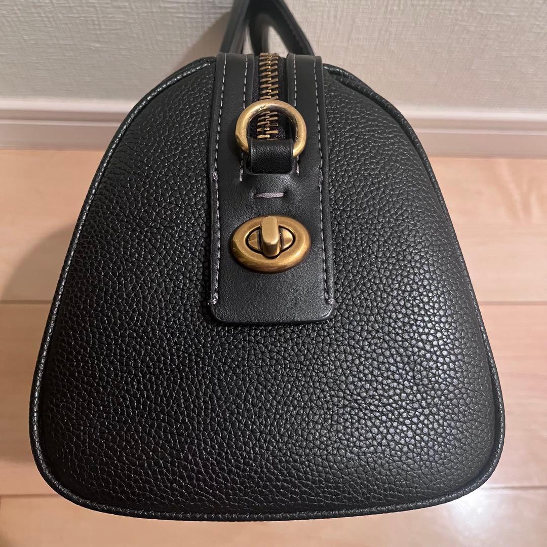 【極美品】COACH ルビーサッチェル ミニボストン 2way ショルダー 黒