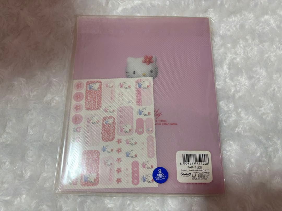 ハローキティ エンジェル レトロ ポストカード 写真 ファイル
