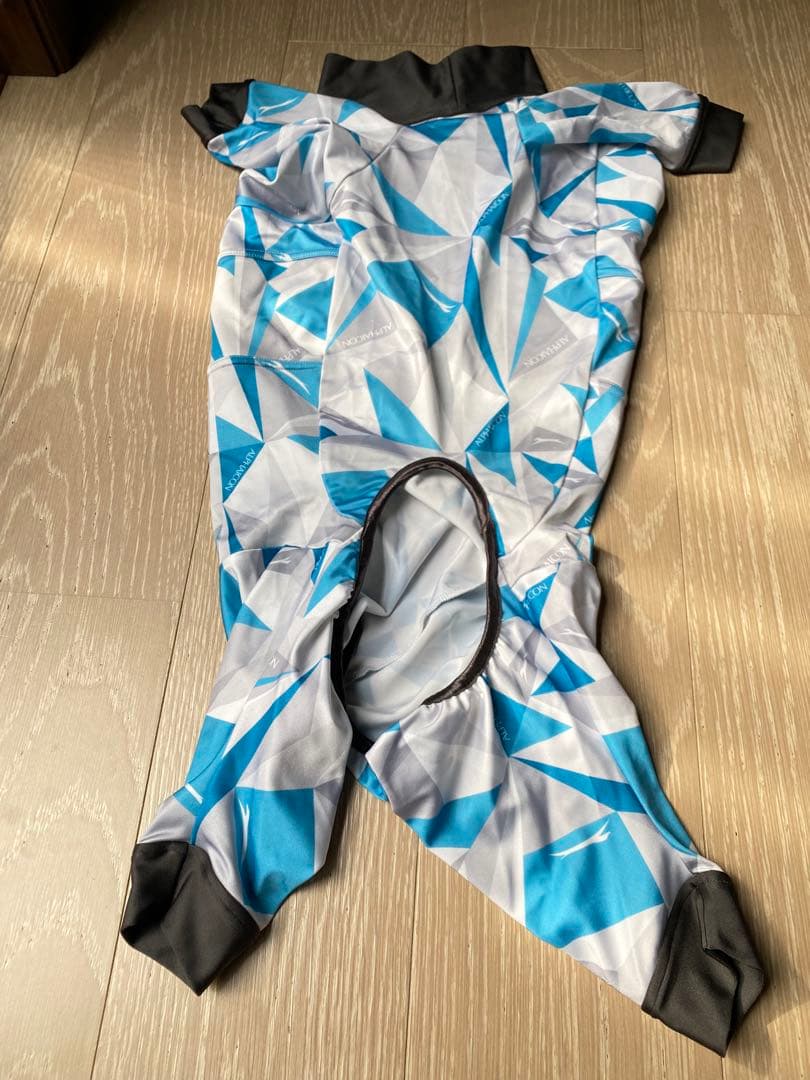 ALPHAICON 犬用全身フルドッグガード　青・白・グレー　美品