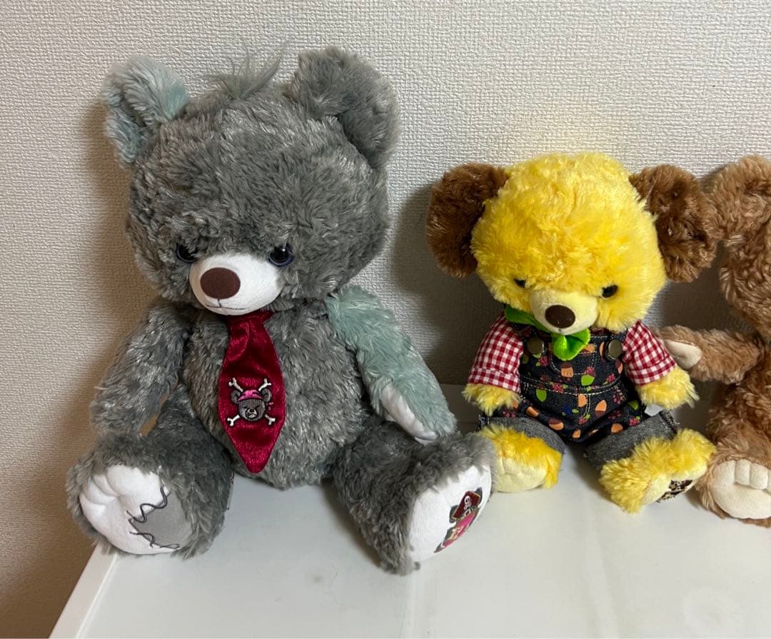 ユニベアシティのぬいぐるみセット（ソルト、ブラン、シロップ）