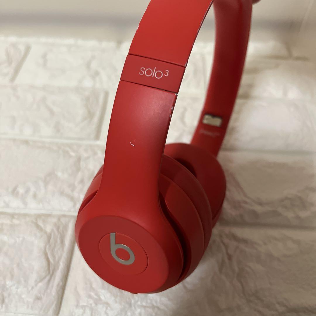 【値下げ】BEATS SOLO3 ワイヤレスヘッドホン 特別版 レッド
