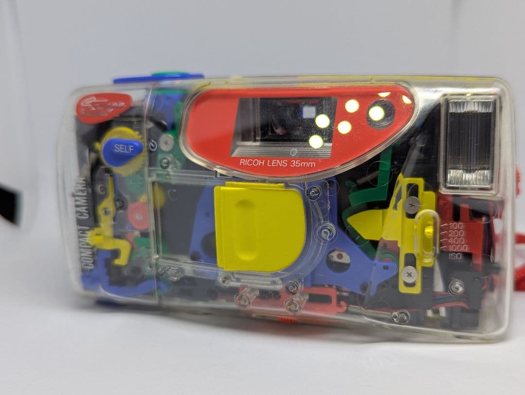 フィルムカメラ Ricoh BANDAI My crystal Film Camera