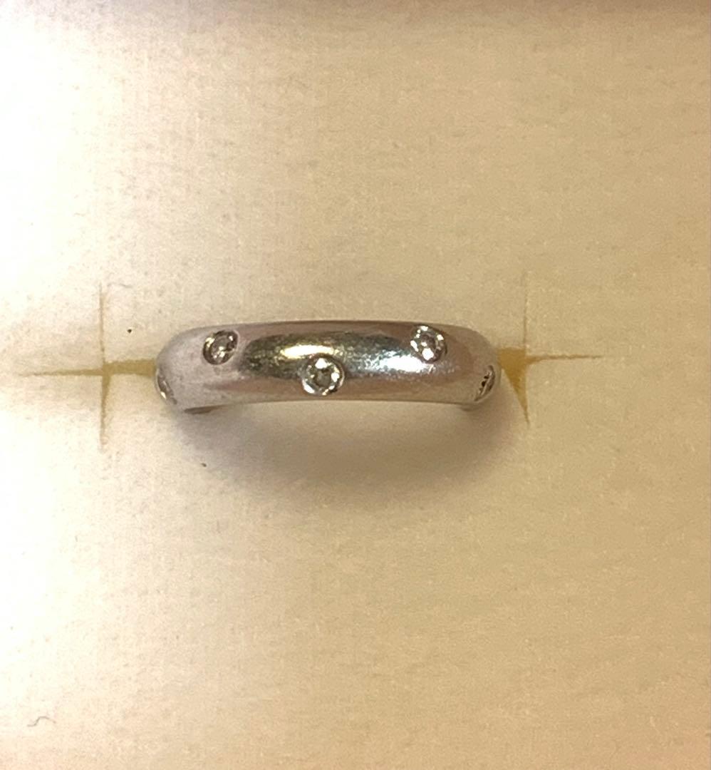 Tiffany&Co. プラチナ ドッツダイヤリング