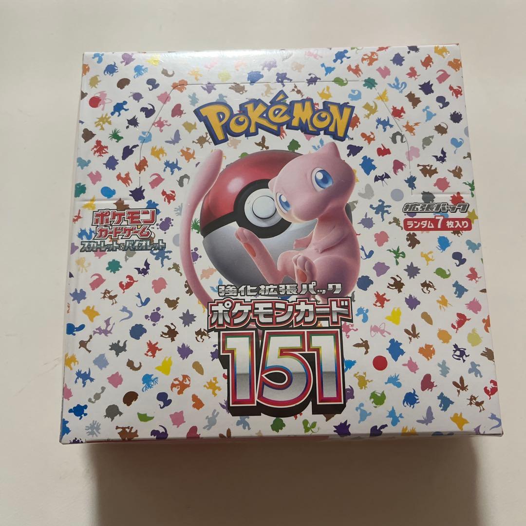 ポケモンカード151 ボックス シュリンク付き ポケカ box