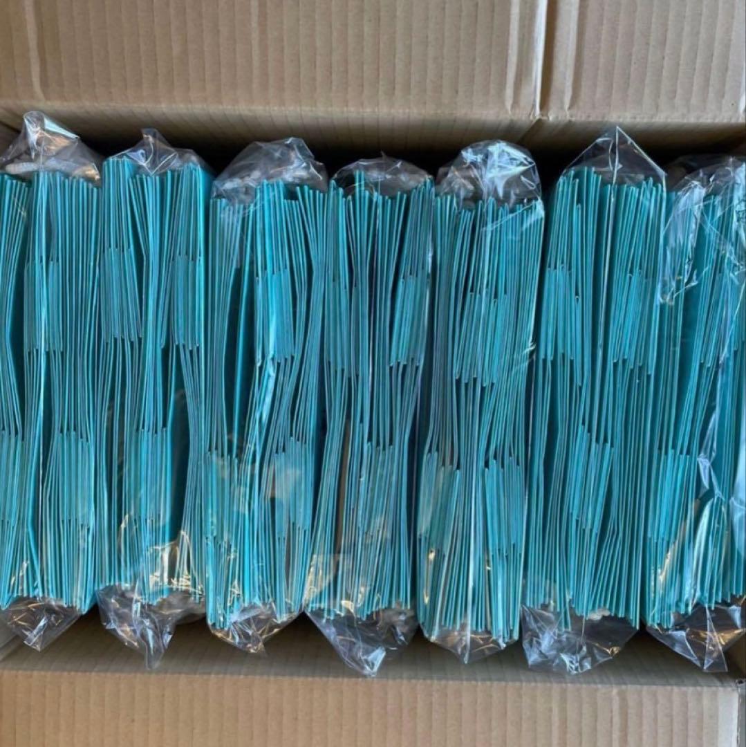 【新品未使用】ティファニー 紙袋 S 中サイズ 100枚 純正 正規品