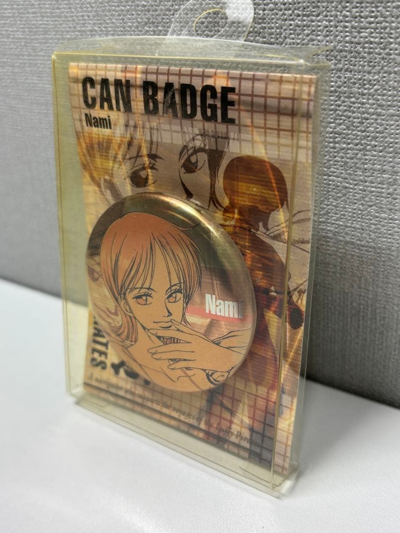 ONEPIECE ワンピース ナミ 缶バッジ　レトロ　レア　ヴィンテージ