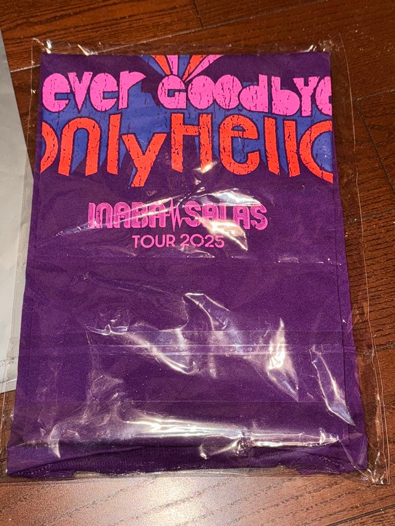 INABA／SALAS TOUR 2025 直筆サイン色紙・FC限定Tシャツ