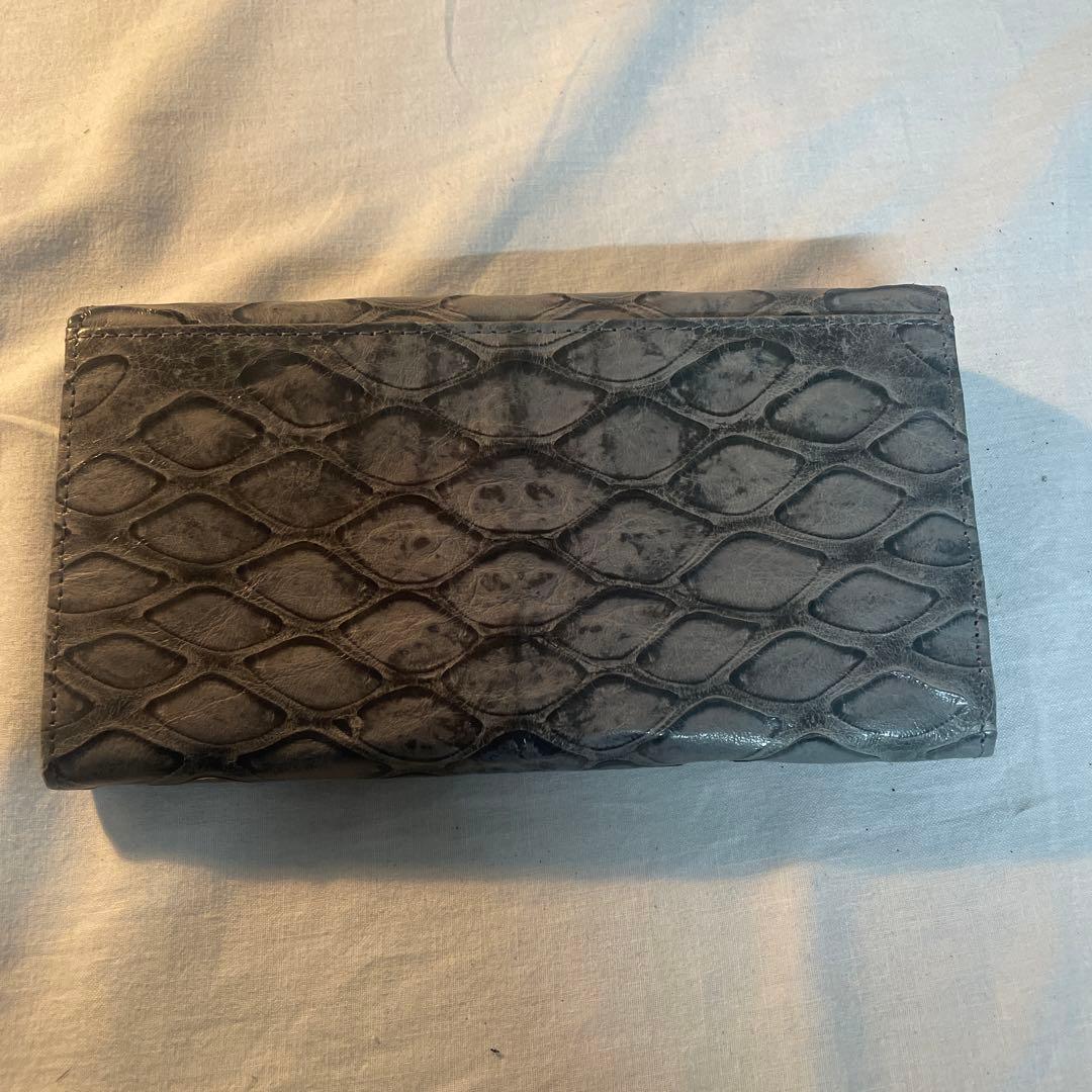 センザンコウ　財布　グレー
