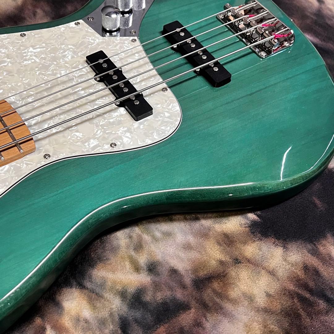 フォトジェニック ジャズベース シースルーグリーン 管AE