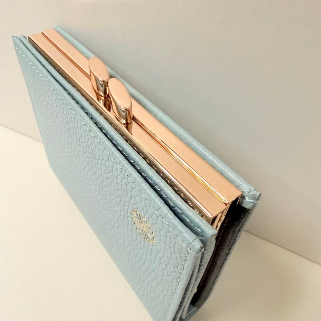 【新品未使用】　皇居財布　ブルー　がまくち　箱付き