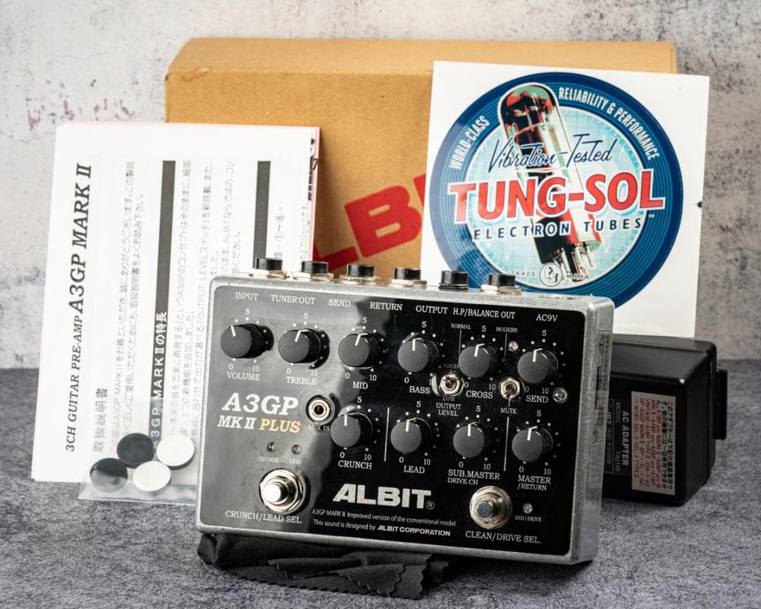 【美品】ALBIT A3GP MK II PLUS｜ギター用真空管プリアンプ