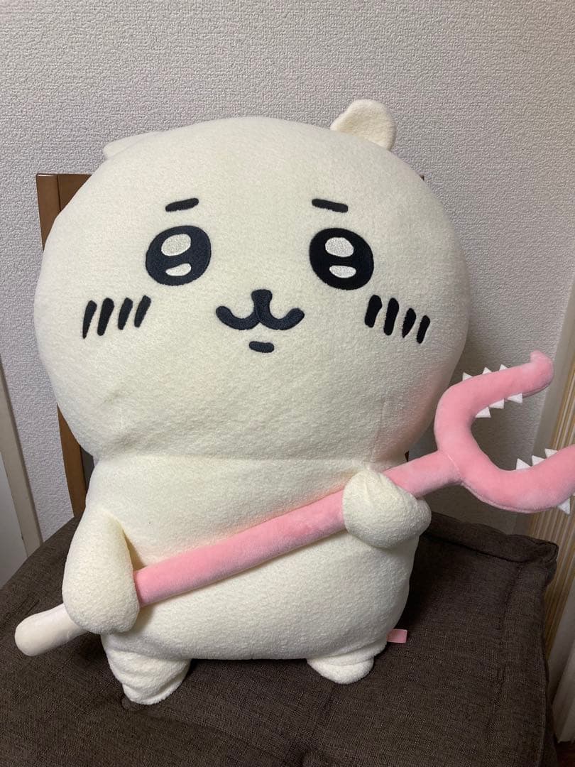ちいかわ 討伐棒をもった特大ぬいぐるみ(ちいかわ)