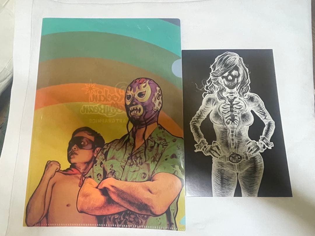 ロッキンジェリービーン画集(2014年発売)の初回限定特典　特大ポスター２種