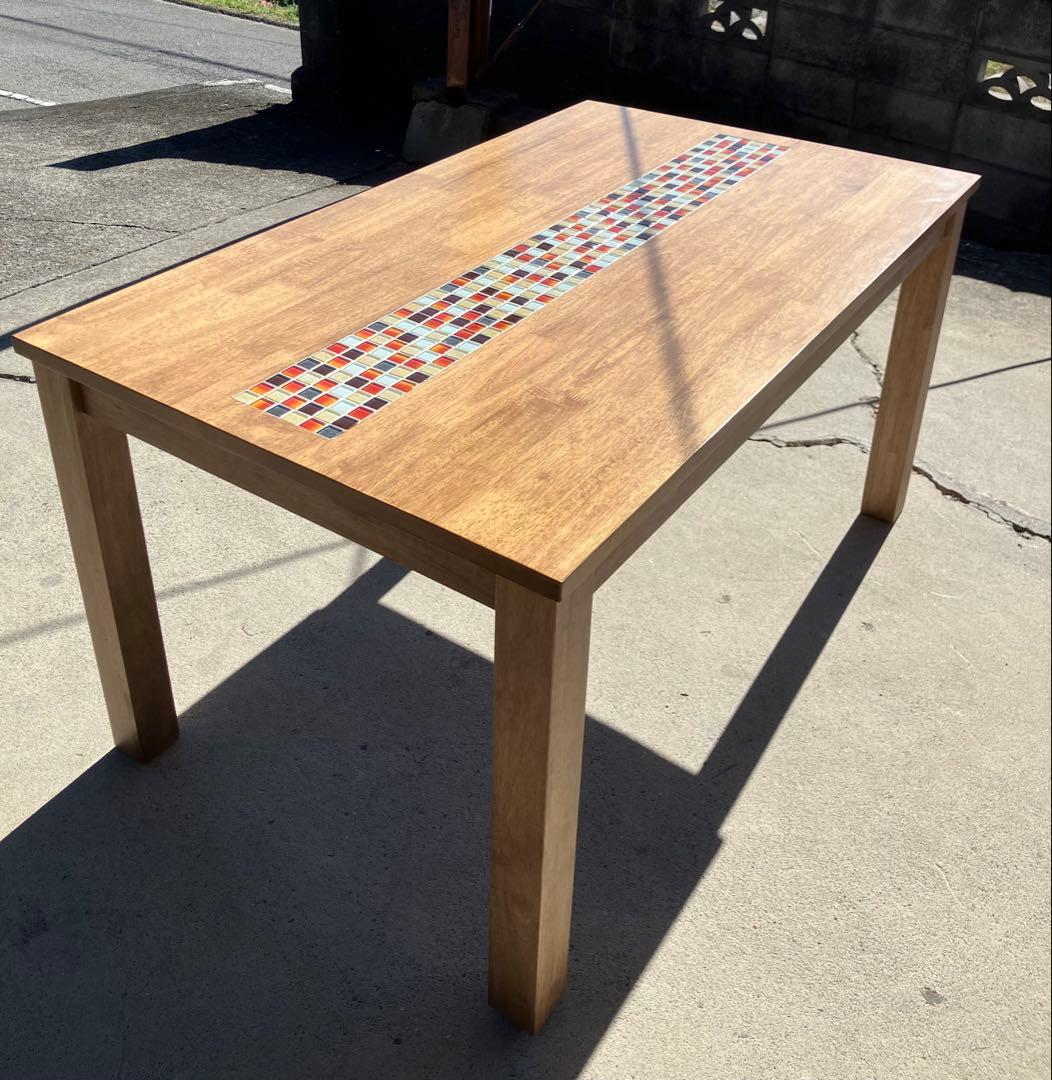 【junjun様】大川家具 TESTA ダイニングテーブル 1350