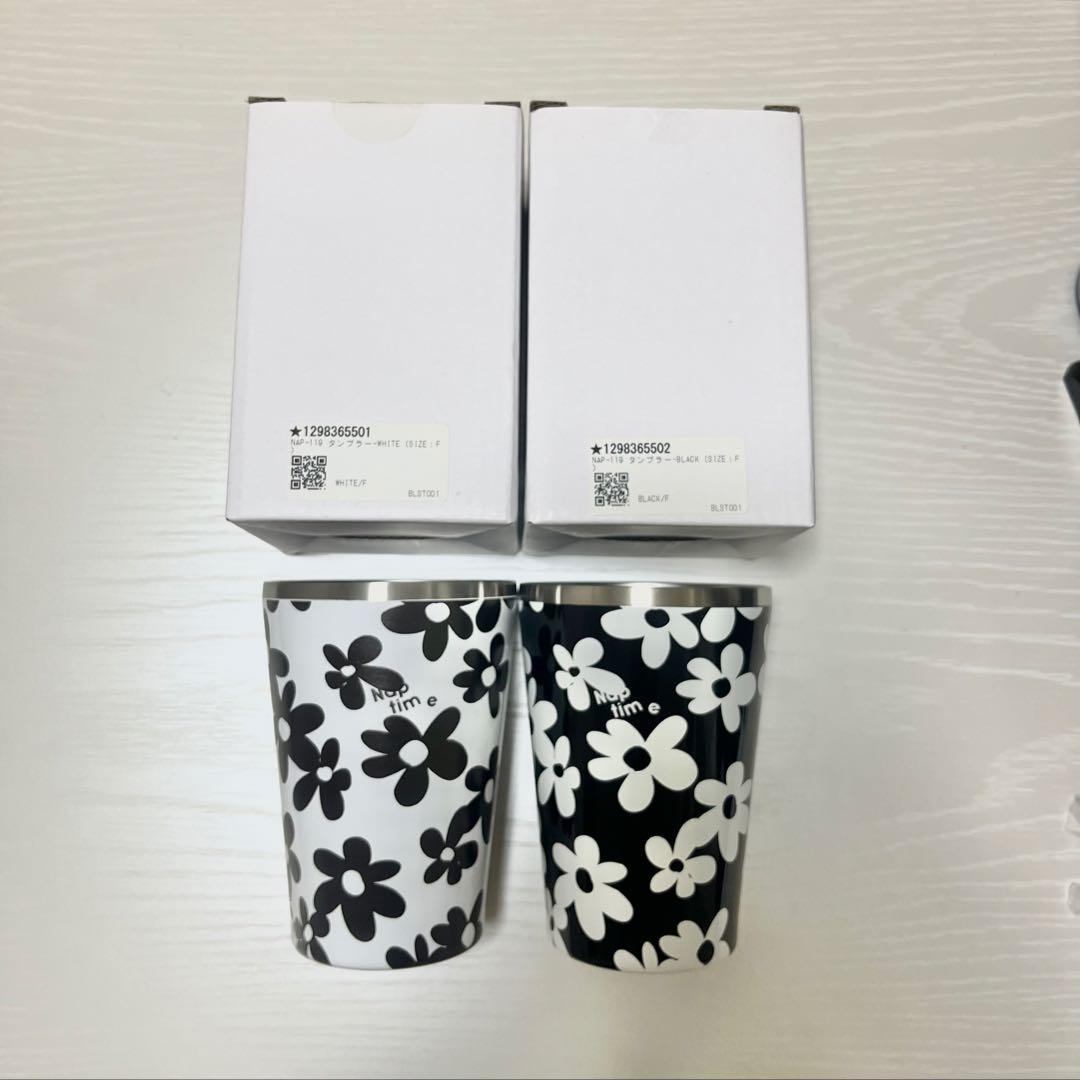 Nissy naptime タンブラー　花柄　2個セット