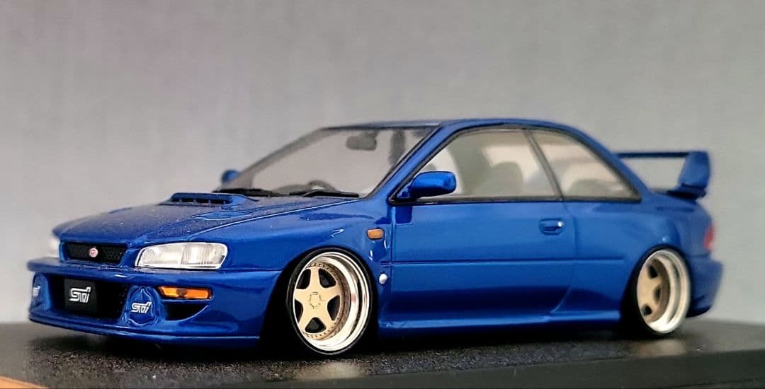 1/43　スバル　インプレッサ改　OZフッツーラ　アルミ製　深リム