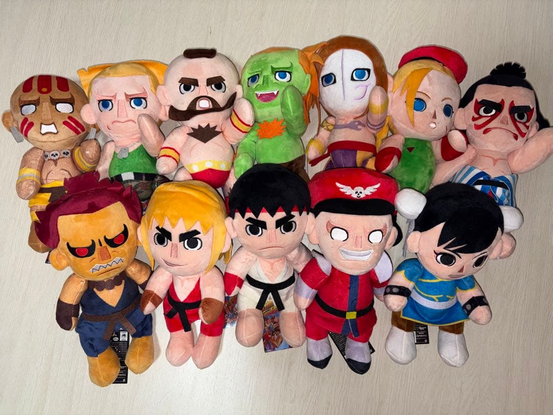 ストリートファイターⅡ ぬいぐるみ　ラウンドワン限定