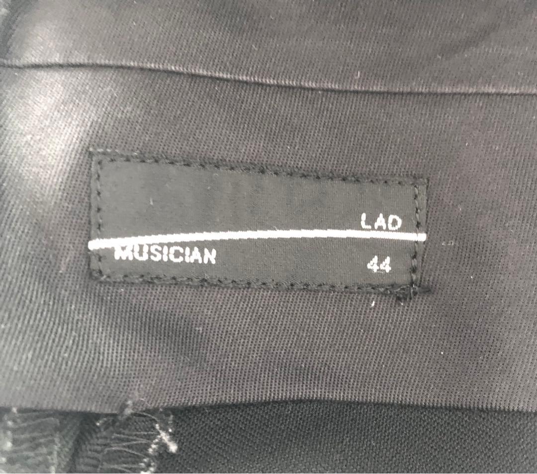 lad musician ラッドミュージシャン サルエルパンツ 黒 44