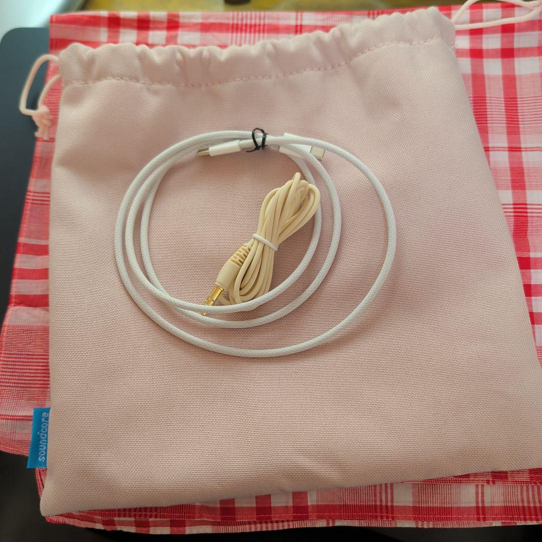 Anker SoundCore Space One ヘッドホン　ピンク