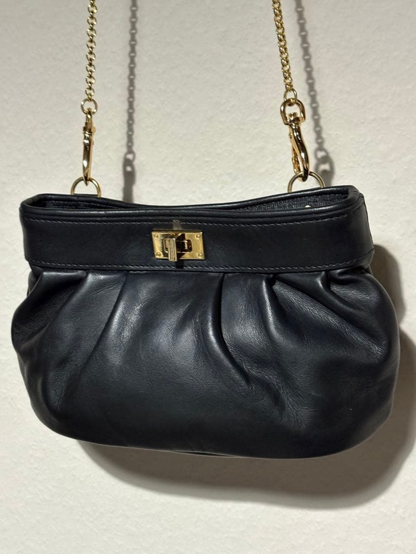 そ*め様 美品 シータパランティカ カレンソロジー 別注 ショルダーバッグ 黒