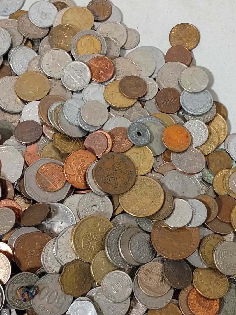 【大量】外国貨幣まとめ 約8.8kg