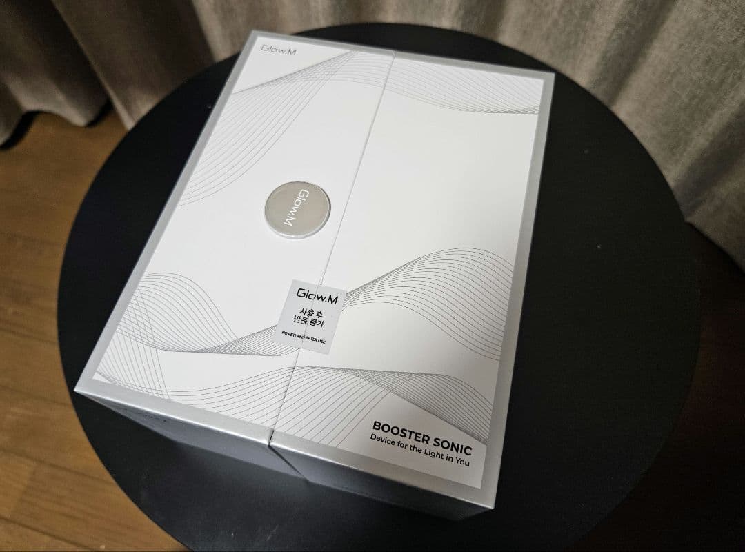 美品(1度のみ使用) Glow.m ブースターソニック 韓国美顔器