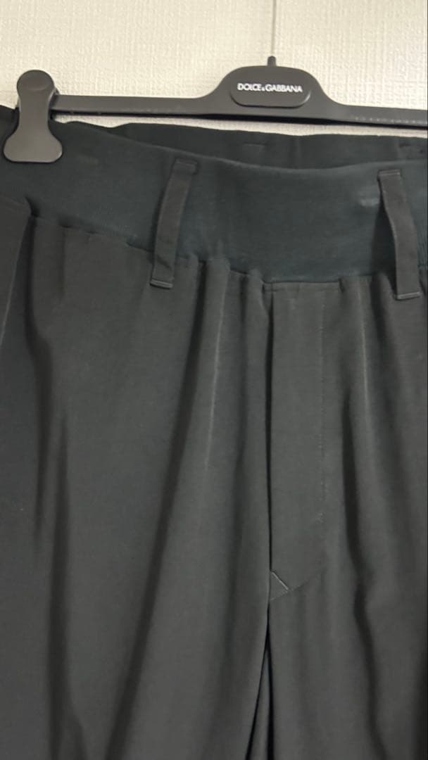 ヨージヤマモト ブラック サルエルパンツサイズ1BLACK