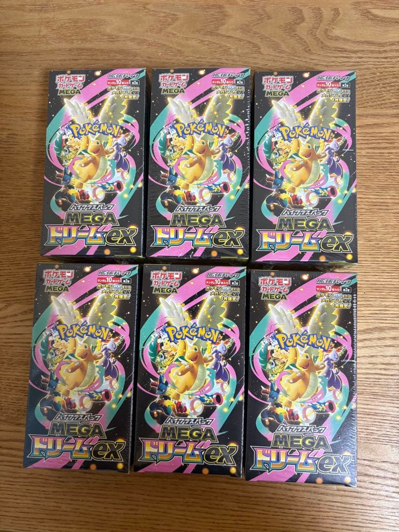 ポケカMEGAドリームex 6BOX シュリンク付き