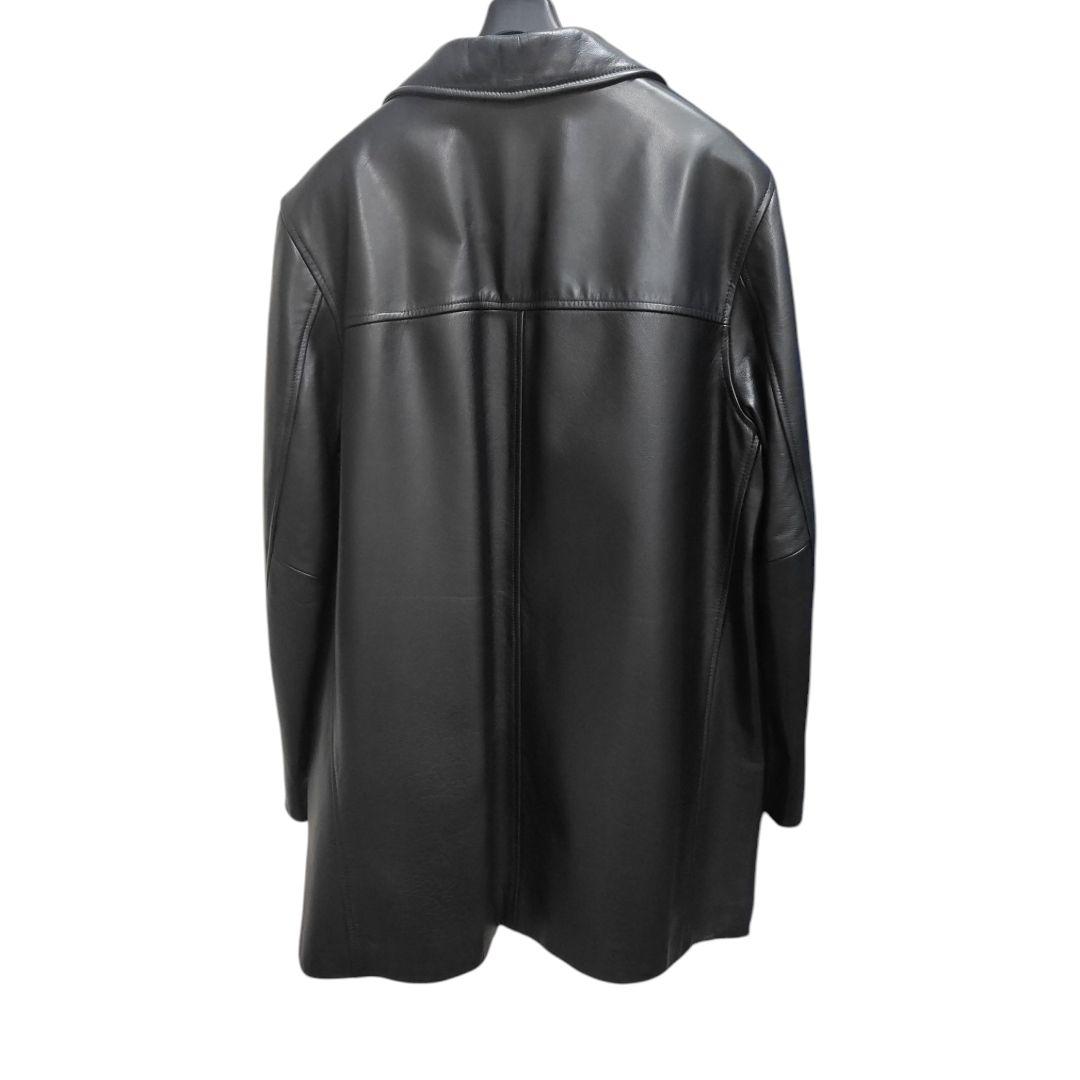 90s 美品　BANANA REPUBLIC　レザーカーコート