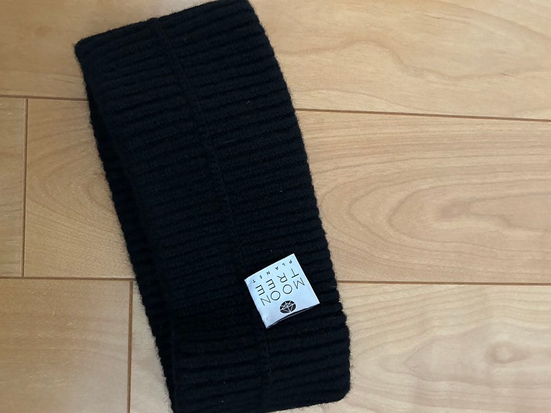 moontreeplanet ニットヘアバンド　ブラック