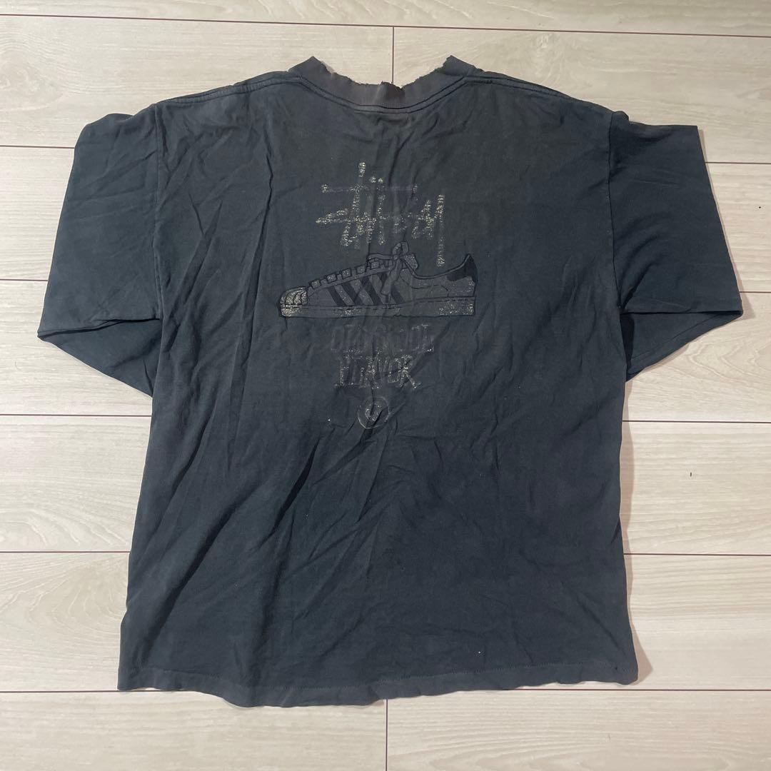 90s OLD STUSSY Tシャツ。 MADE IN USA、サイズXL。