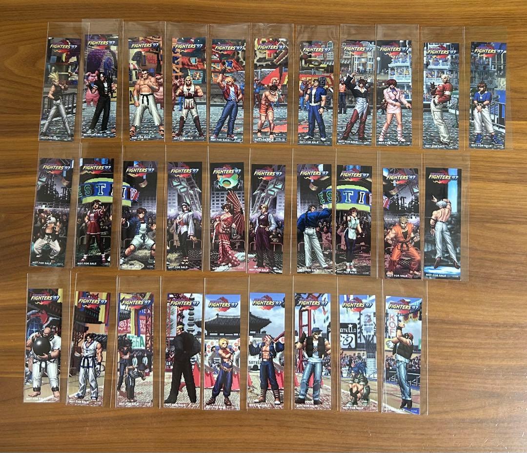 KOF 特典　しおり　クリアしおり　コンプリート　コンプ　３０種類