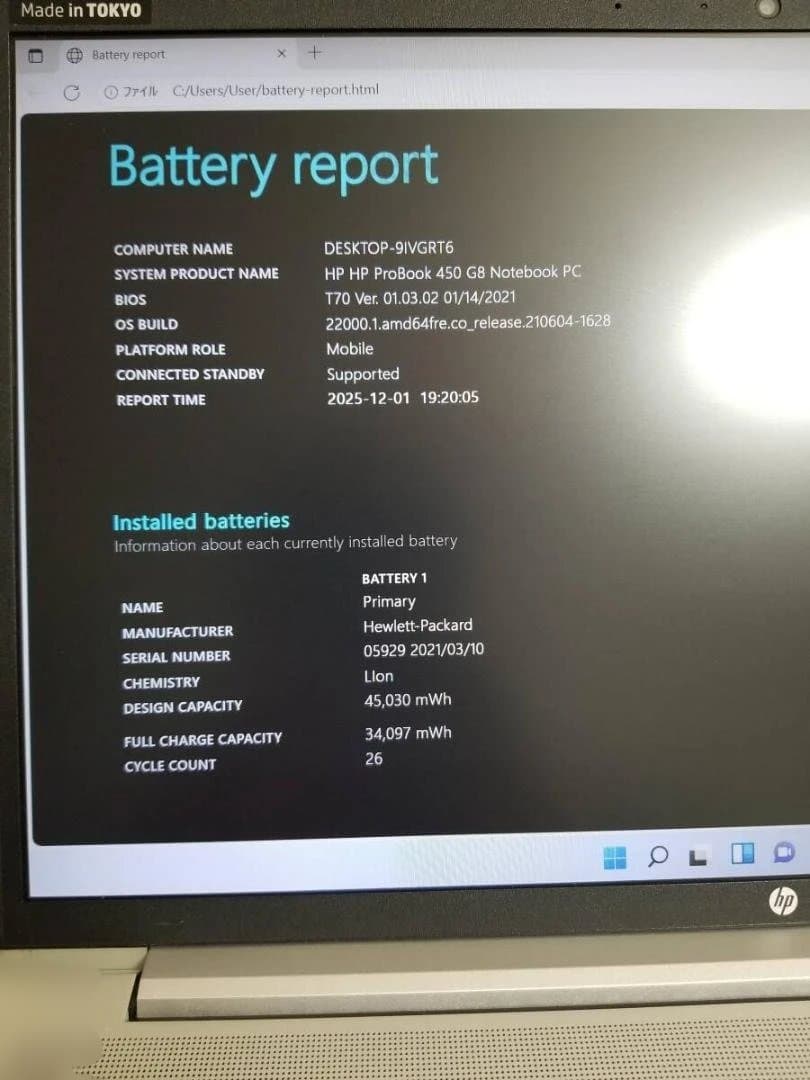 T84美品 HP ProBook 450 G8 i5◆16◆256GB◆15.6