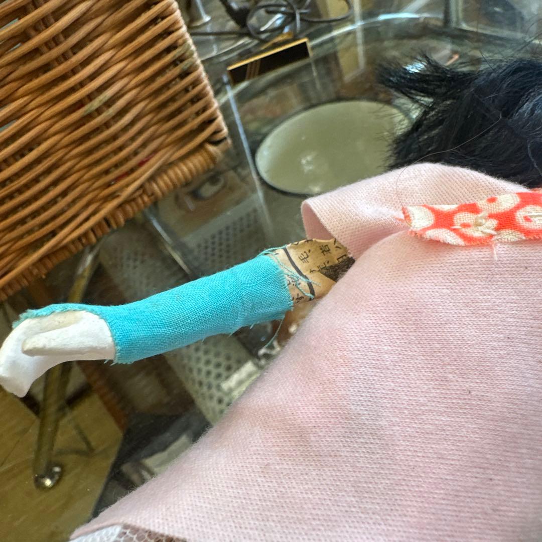 特級呪物⁉︎ 曰くなし？　日本人形 ピンクと青の衣装