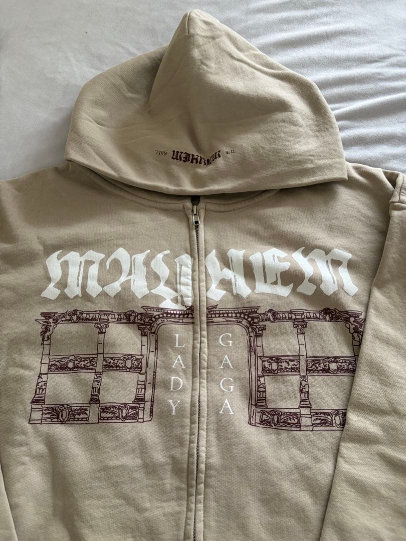 LADY GAGA MAYHEMBallグッズ　ジップアップパーカーXXL
