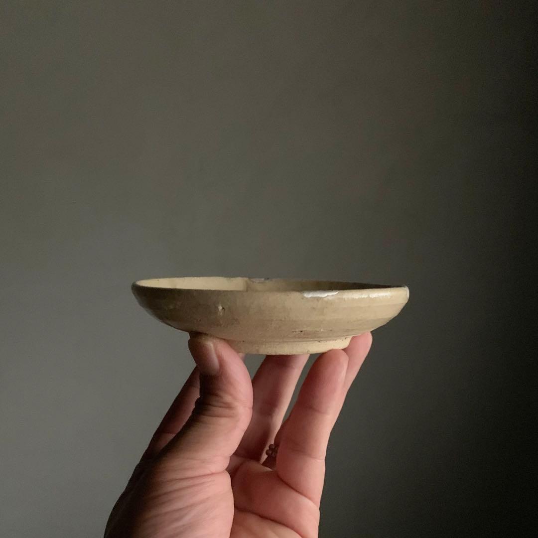 美濃 美濃型紙絵付け 小皿 平盃 酒器 古美術 古道具 アンティーク