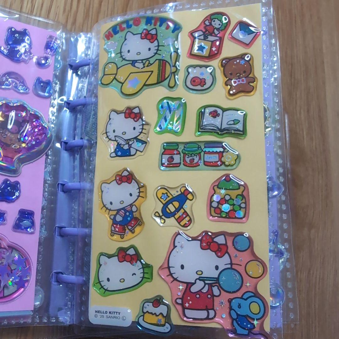 正規品 ボンボン プチ ミニ ウォーター デニム コットン おはじき シール帳