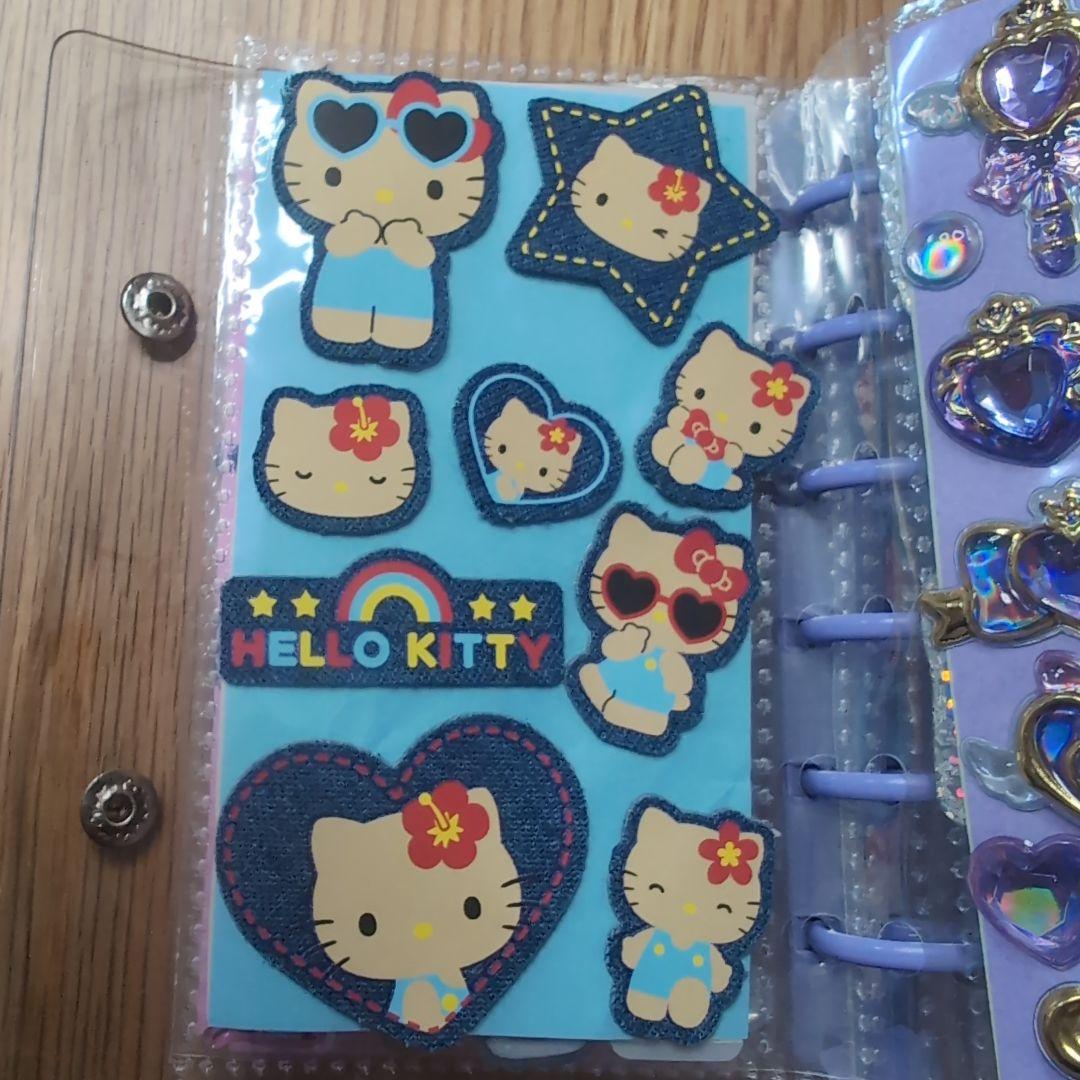 正規品 ボンボン プチ ミニ ウォーター デニム コットン おはじき シール帳