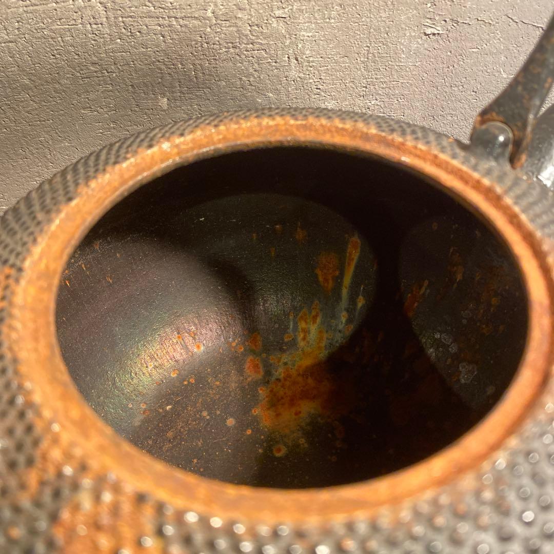 南部鉄器 鉄瓶 南部特製 アラレ ヤカン 古道具 昭和レトロ 古道具