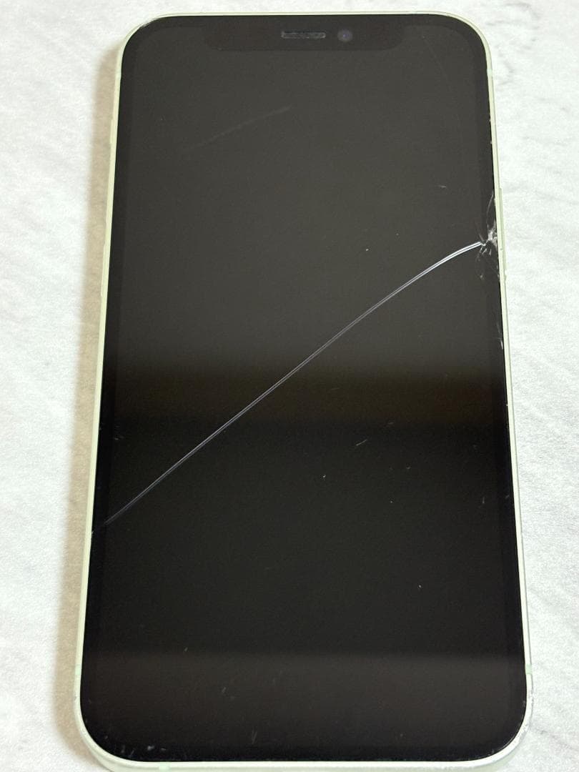 iPhone12 mini グリーン 128GB SIMフリー 画面割れあり