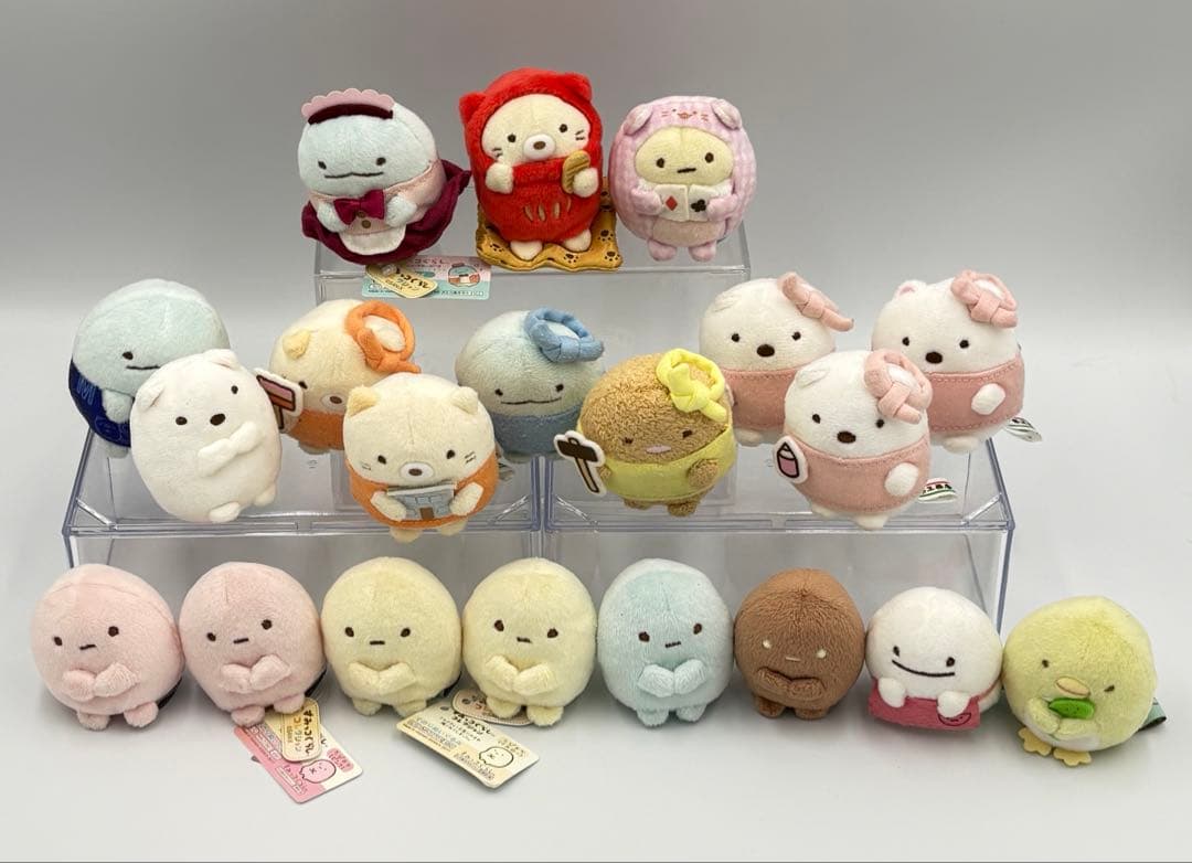 サンエックス　すみっコぐらし　てのりぬいぐるみ　20個　まとめ売り