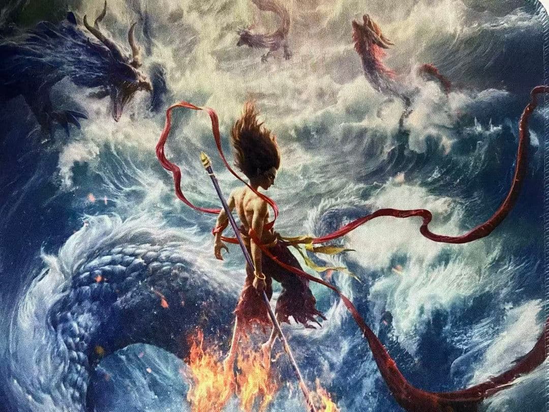 神話的なデザインのマウスパッド