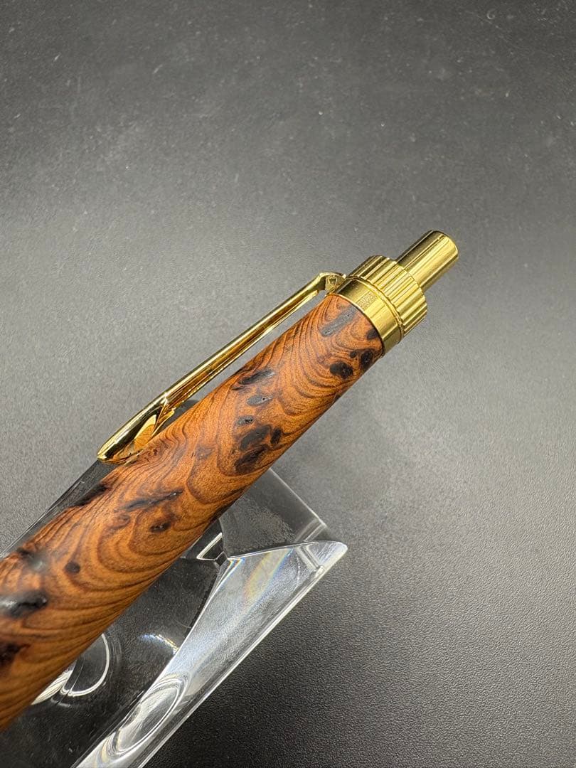 523極上　屋久杉　泡瘤　木軸シャーペン　ボールペン