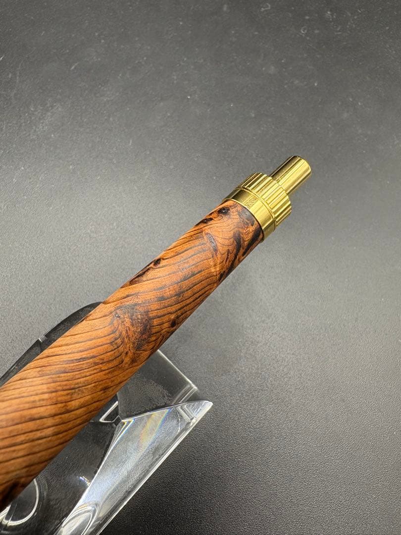 523極上　屋久杉　泡瘤　木軸シャーペン　ボールペン