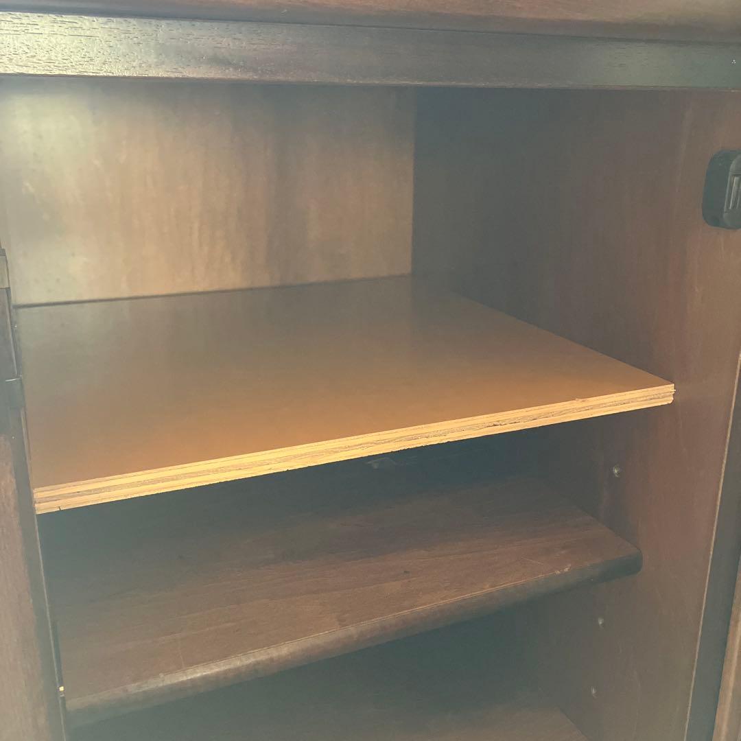 karimoku ガラス扉付きキャビネット　カリモク